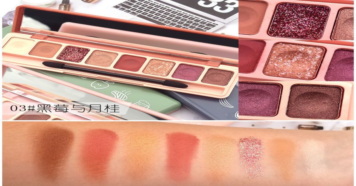 Review chi tiết bảng màu phấn mắt Lameila
