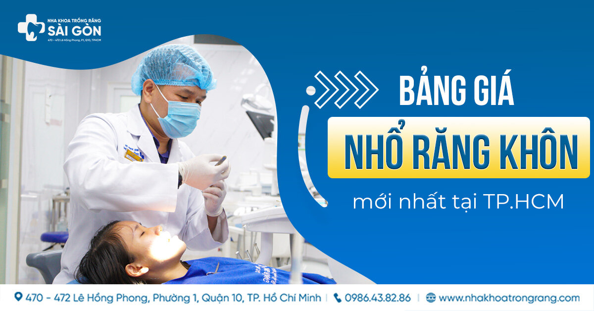 Review chi tiết giá nhổ răng khôn tại TP.HCM