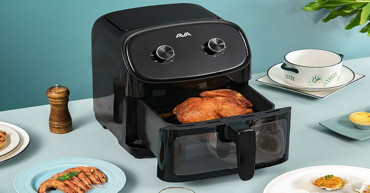 Review chi tiết nồi chiên không dầu AVA 55k07a 5.5 lít đang hot trong năm 2023