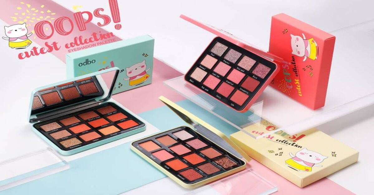 Review chi tiết phấn mắt Odbo tới từ Thái Lan