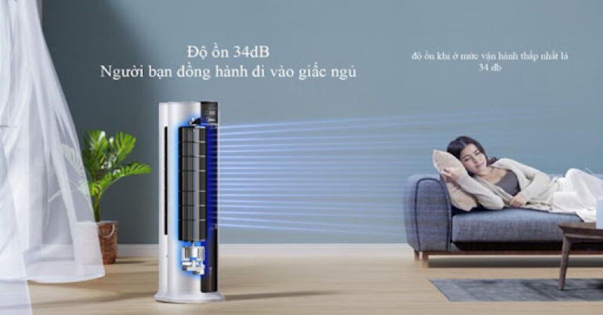 Review chi tiết quạt tháp Midea AC120-18AR