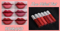 Review chi tiết son kem Romand Zero Velvet Tint