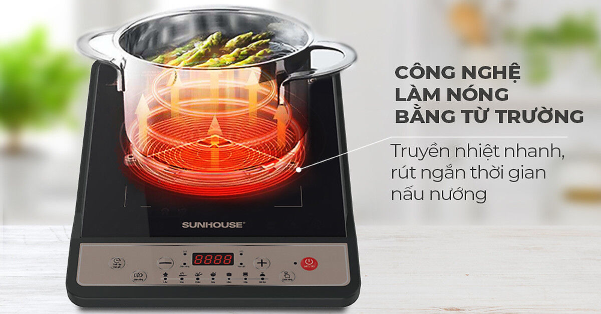 Review chi tiết về bếp từ đơn Sunhouse SHD6157