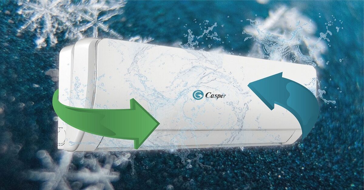 Review chi tiết về điều hòa Casper 2 chiều Inverter 9000BTU GC-09TL22