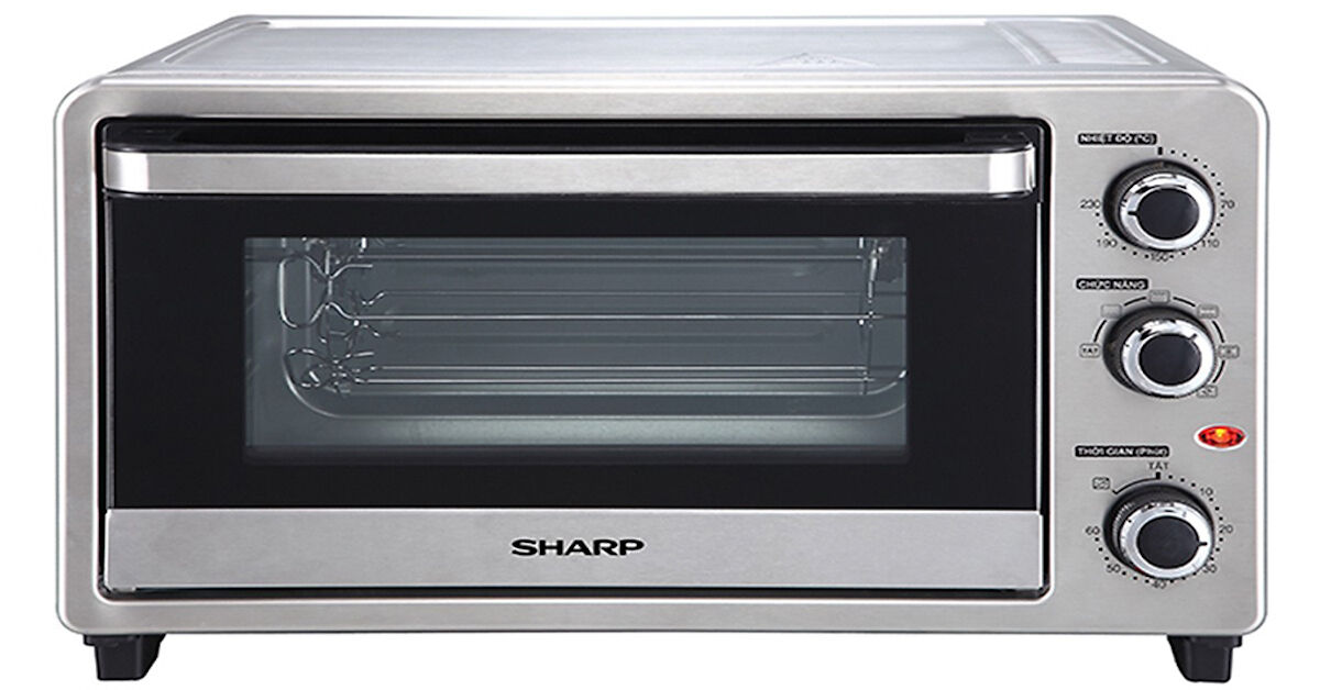 Review chi tiết về lò nướng Sharp EO-A25RCSV-ST