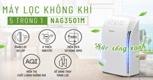 Review chi tiết về máy lọc không khí 5 trong 1 Nagakawa Nag3501m