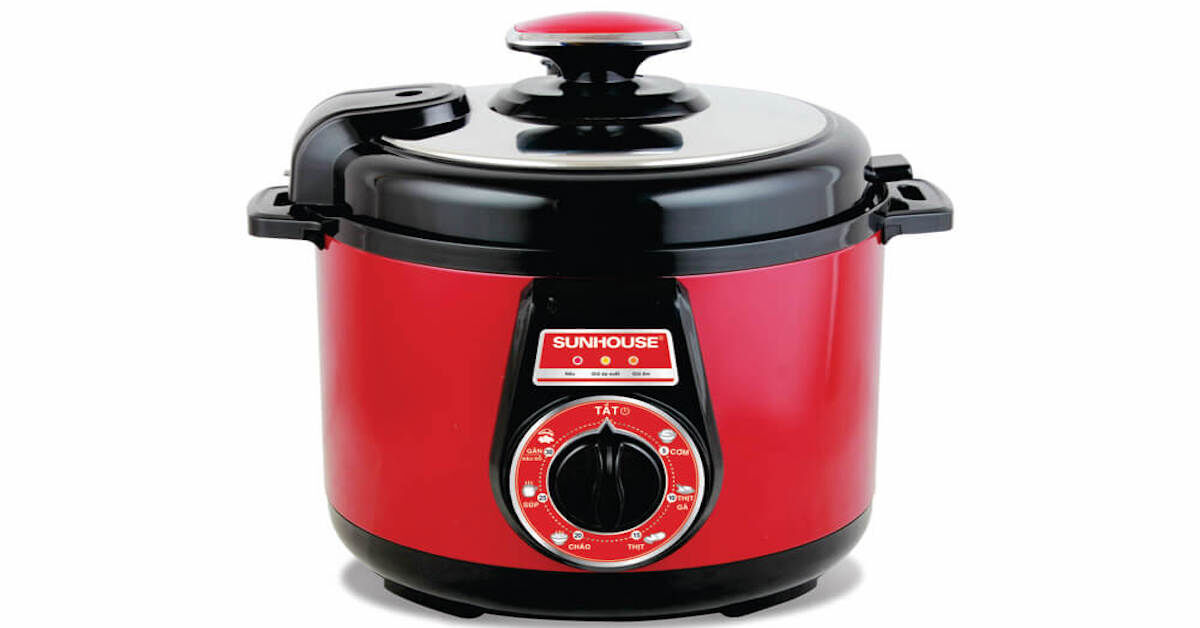 Review chi tiết về nồi áp suất Sunhouse shd1552