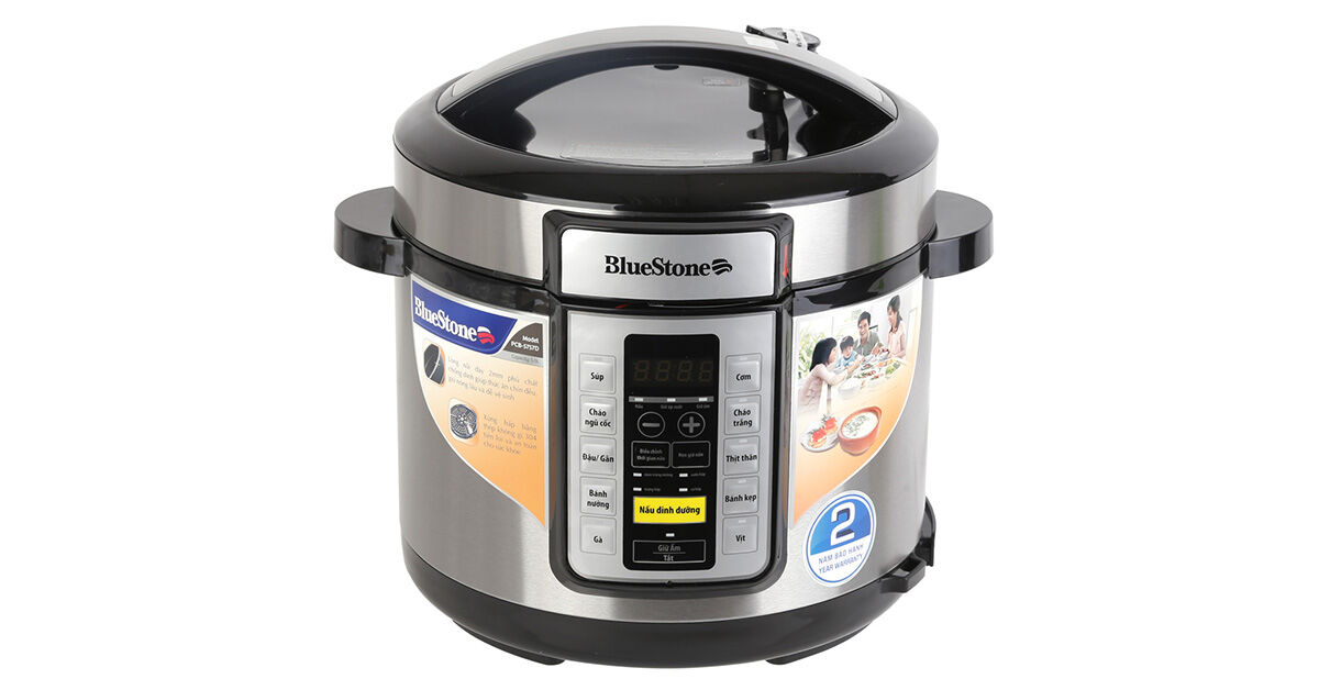 Review chi tiết về nồi áp suất điện Bluestone PCB-5757D