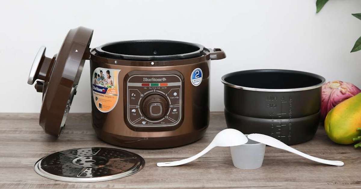 Review chi tiết về nồi áp suất Bluestone PCB-5629