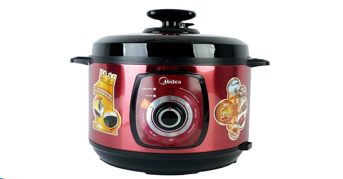 Review chi tiết về nồi áp suất điện Midea MY-CH501A