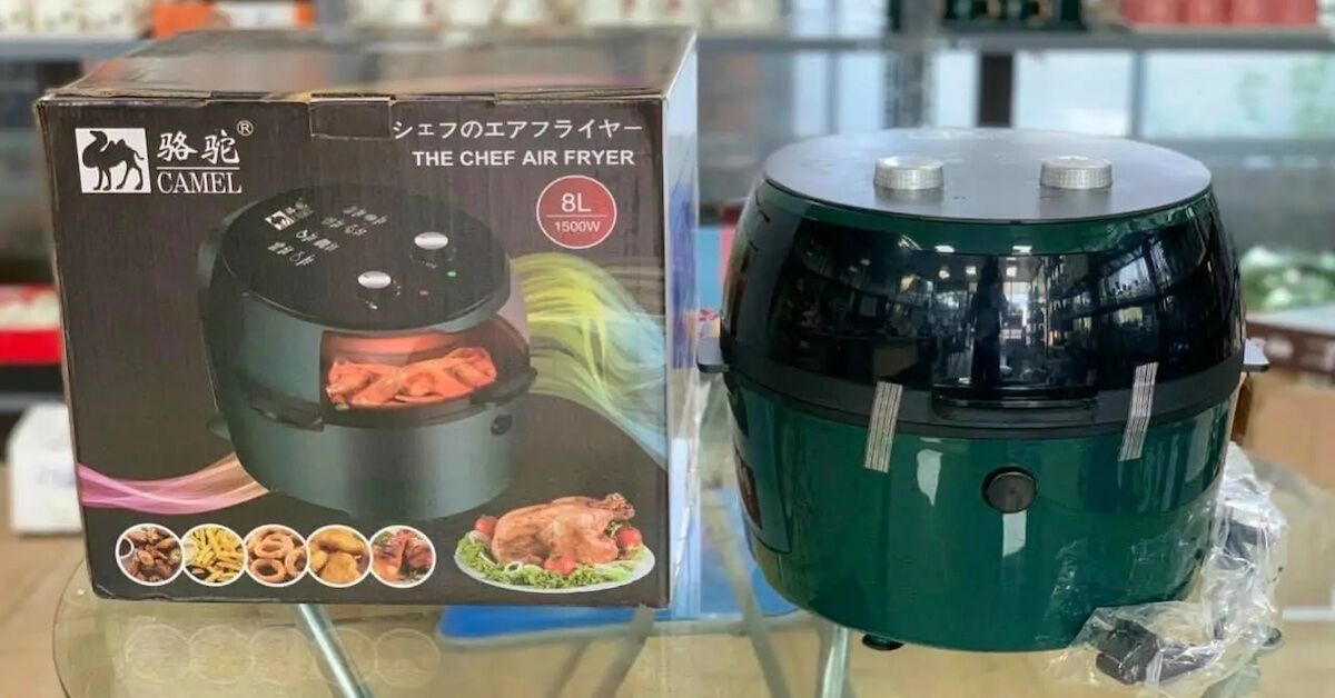 Review chi tiết về nồi chiên không dầu Camel 8l