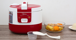 Review chi tiết về nồi cơm điện Midea MR-SM2061