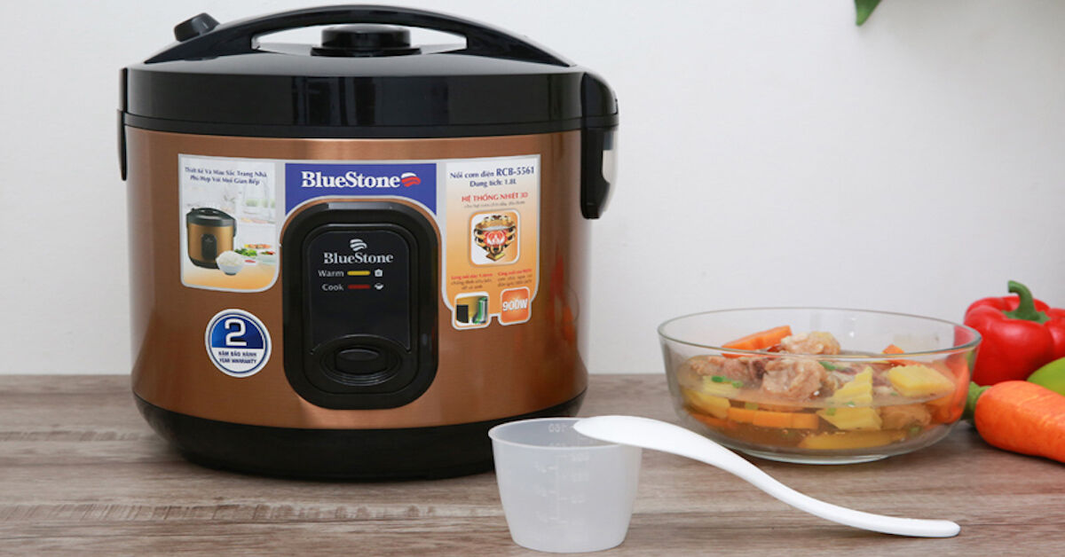 Review chi tiết về nồi cơm điện Bluestone RCB-5561