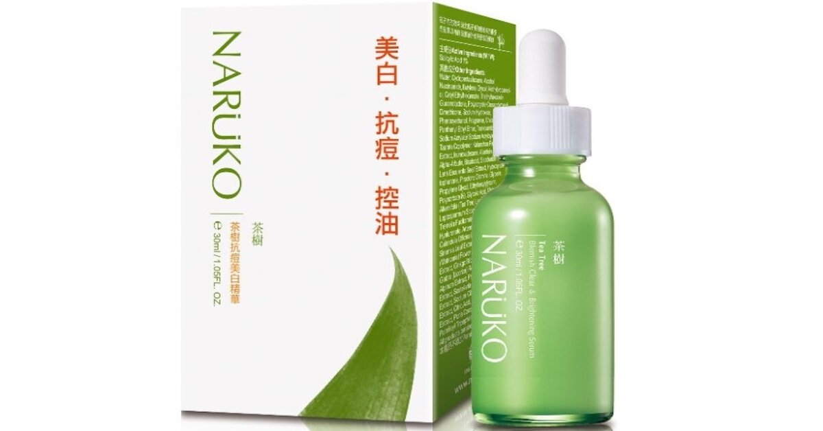 Review chi tiết về serum Naruko tràm trà trị mụn hiệu quả