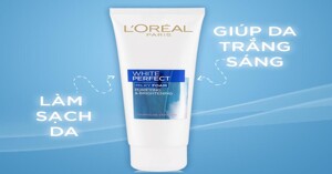 Review chi tiết về sữa rửa mặt L'oreal White Perfect