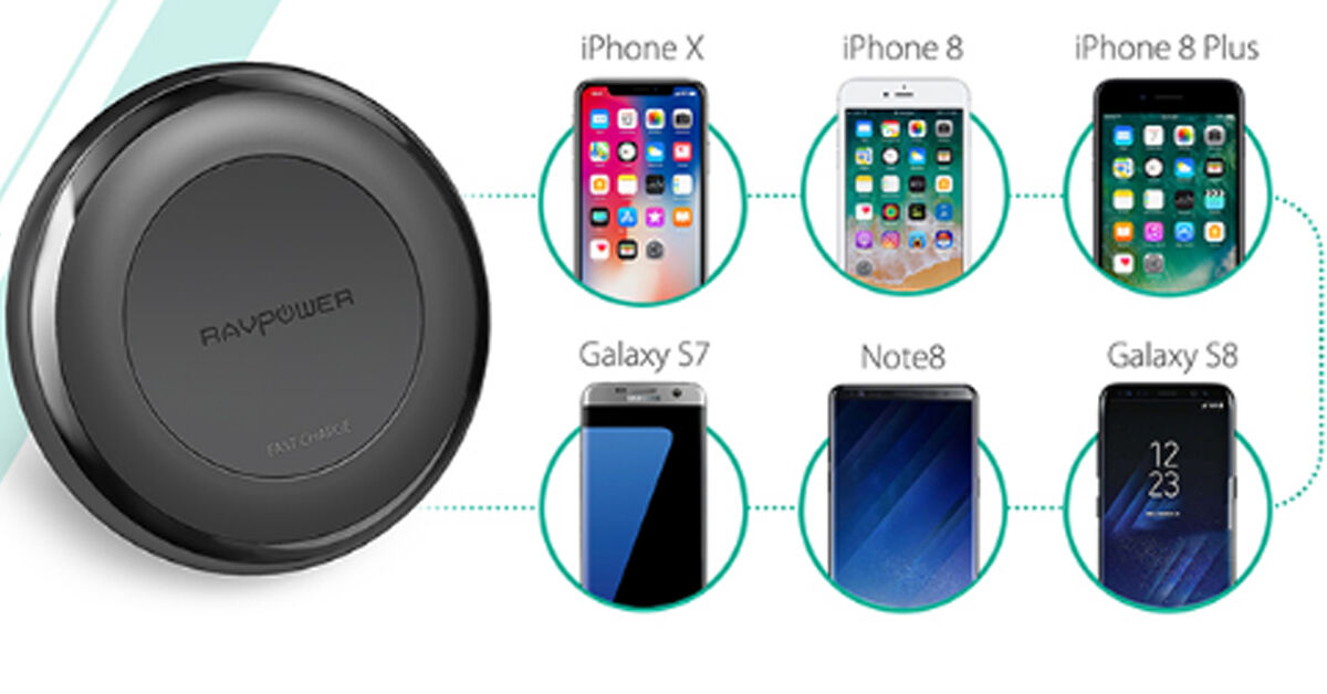 Review đế sạc không dây cho iPhone X / 8 / 8 Plus RAVPower PC058 - Rút ngắn thời gian sạc pin cho iPhone