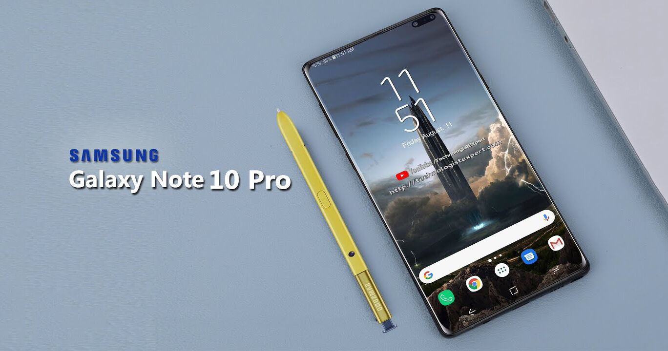 Review điện thoại màn hình 6.8 inch Samsung Galaxy Note 10 Pro