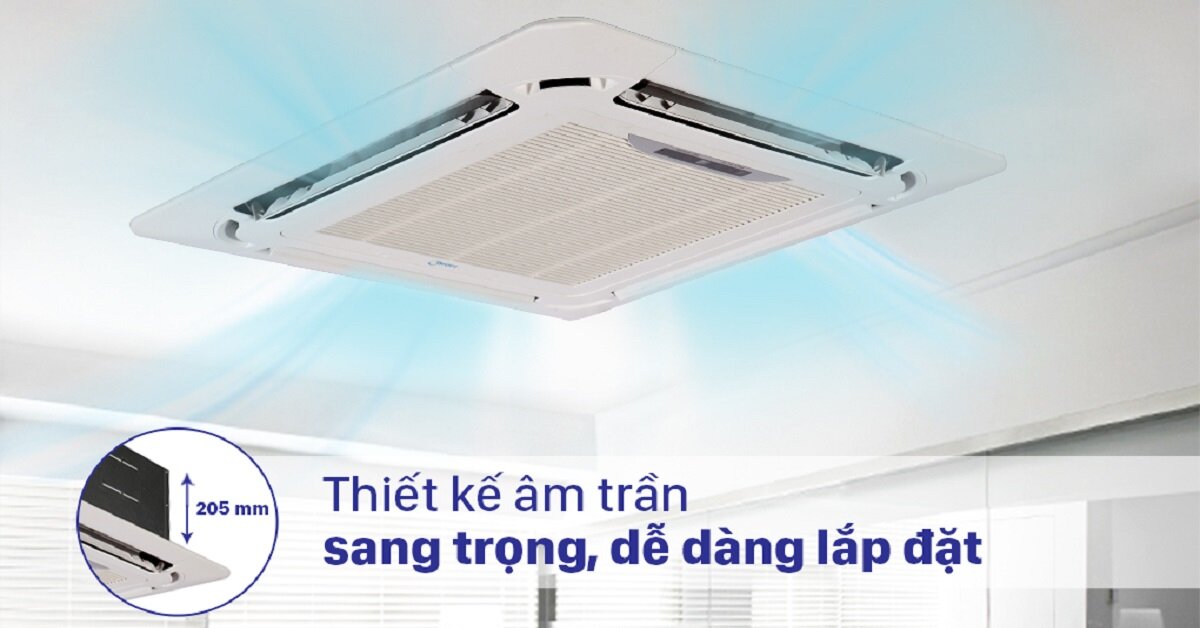Review điều hòa Midea 48000 BTU 1 chiều MCD1-50CRN8 gas R32