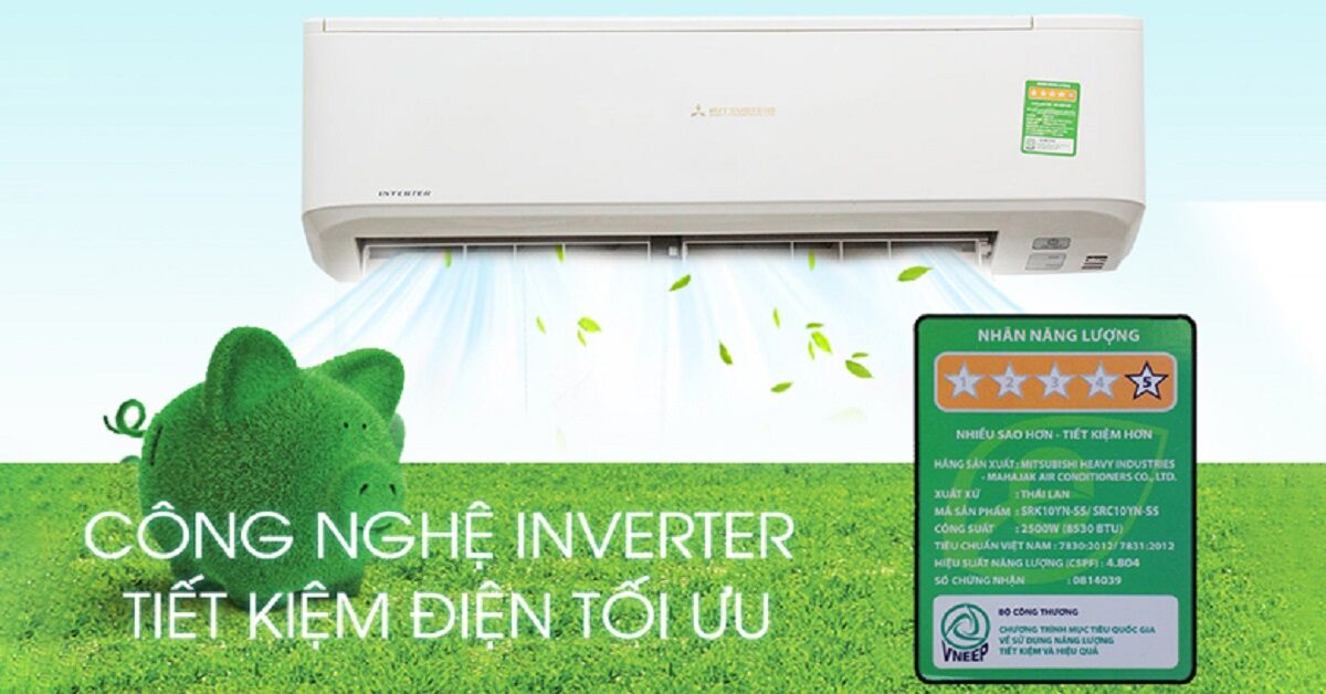Review điều hòa Mitsubishi Heavy 9000BTU SRK10YYP-W5 mới 2023