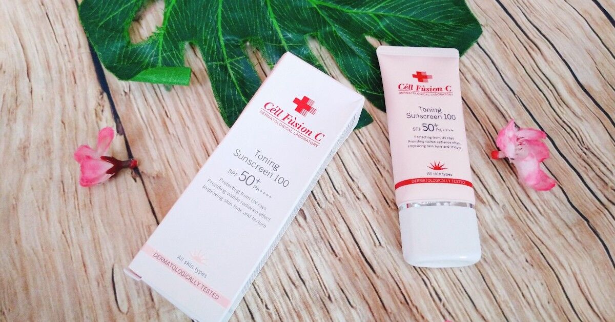 Review kem chống nắng Cell Fusion C: Lý giải Toning Sunscreen siêu hot