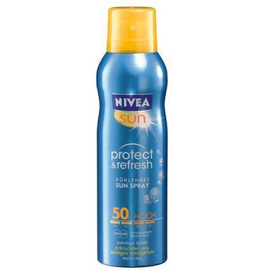 Review kem chống nắng Nivea dạng xịt Nivea Sun Protect & Refresh Sun Spray SPF50
