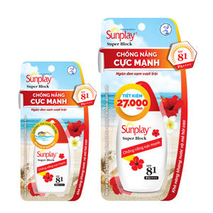 Review kem chống nắng Sunplay Super Block SPF81 PA++++