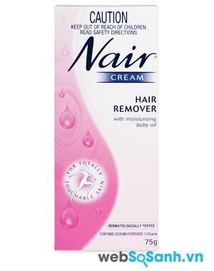 Review kem tẩy lông Nair Cream Hair Remover