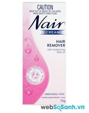 Review kem tẩy lông Nair Cream Hair Remover 
