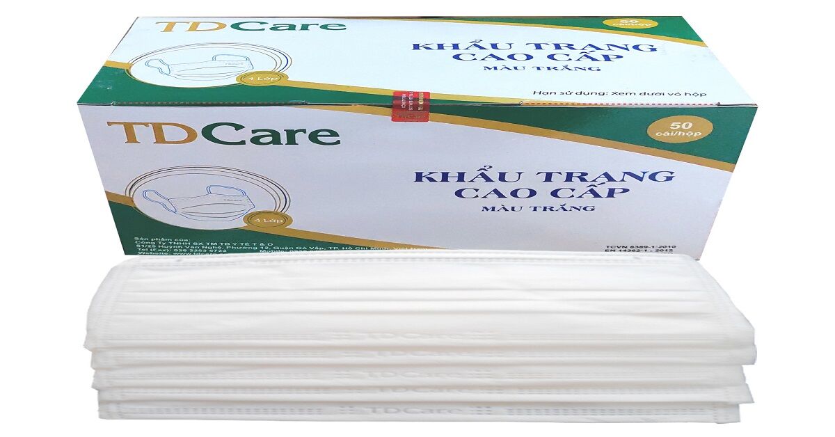 Review khẩu trang y tế màu trắng 3 lớp