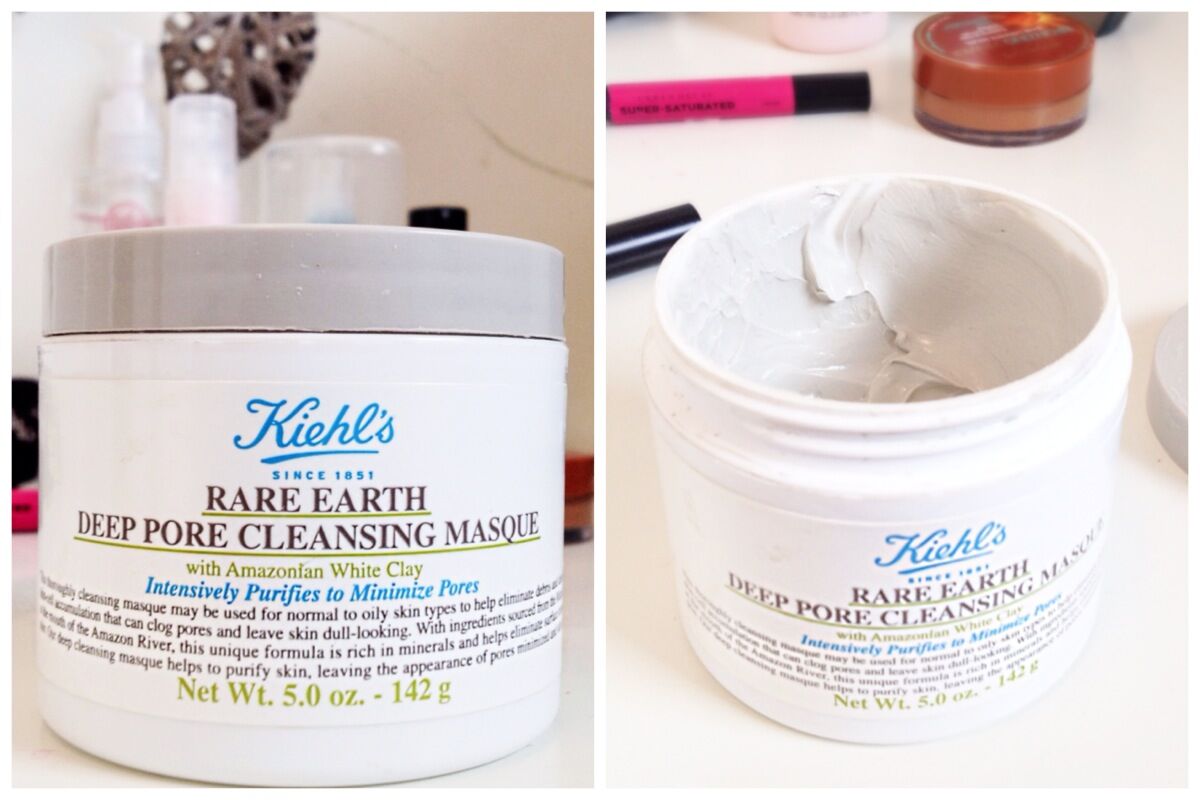 Review mặt nạ đất sét Keilh's Rare Earth Deep Pore Cleansing Masque