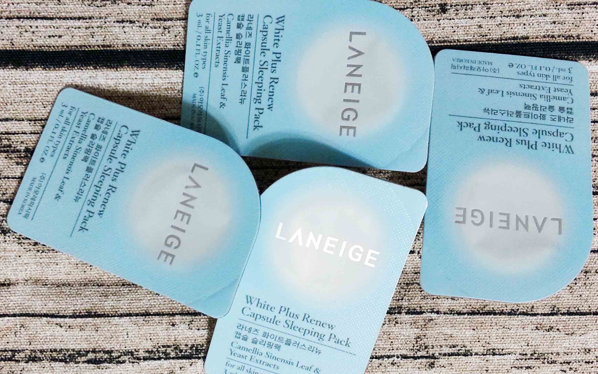 Review mặt nạ ngủ Laneige White Plus Renew Capsule Sleeping Pack