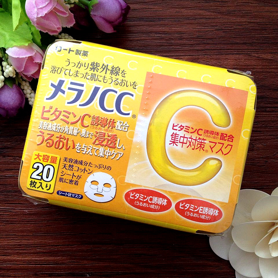 Review mặt nạ vitamin C Melano CC Mask