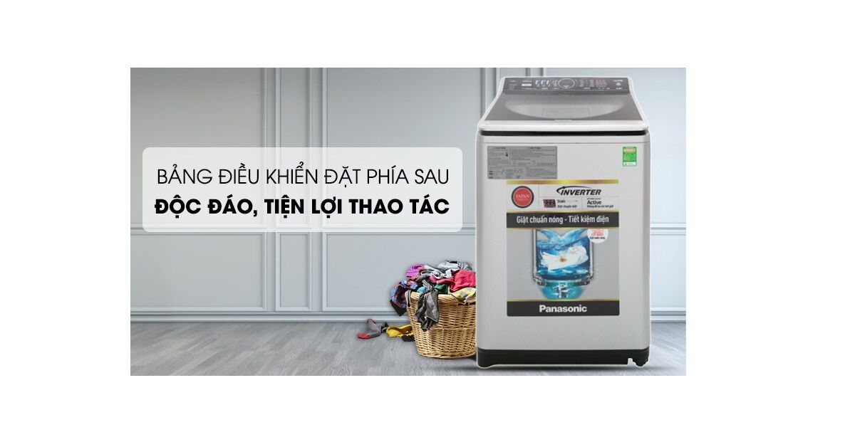 Review máy giặt Panasonic Inverter 14 kg NA-FS14V7SRV