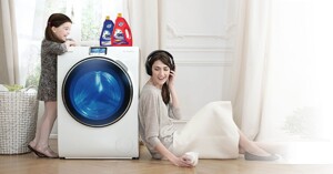 Review máy giặt Samsung Inverter 10kg WW10TA046AX/SV