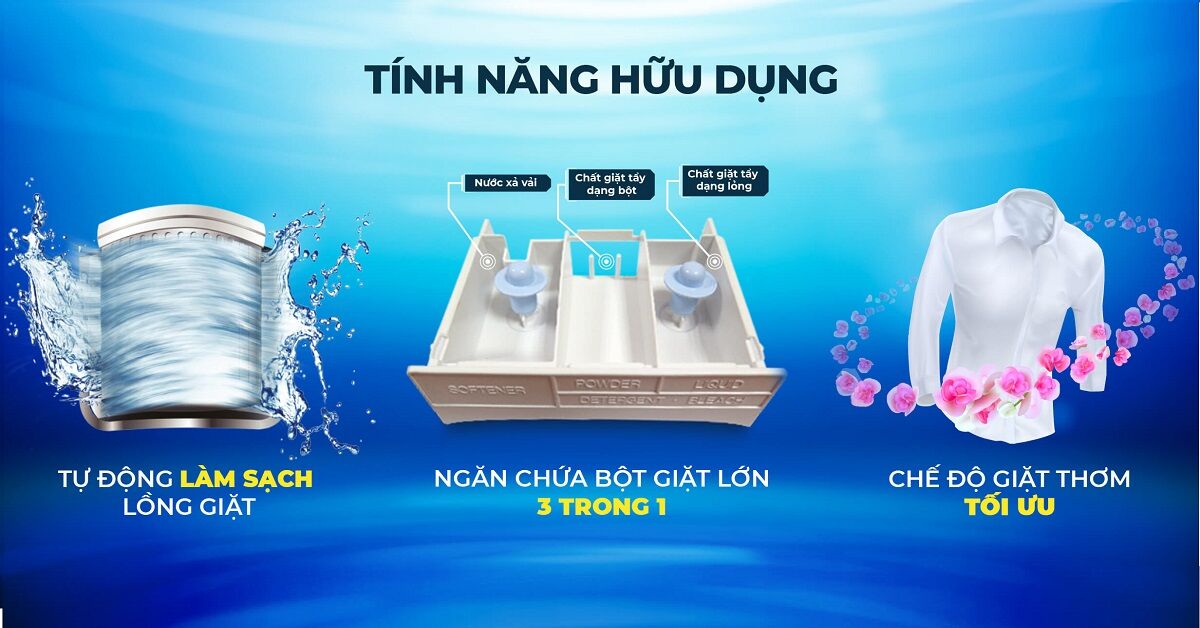 Review máy giặt Sharp lồng đứng 7.2 kg ES-V72PV-H