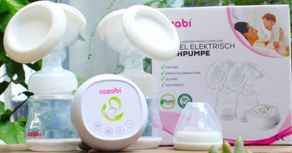 Review máy hút sữa điện đôi Rozabi có tốt không ?
