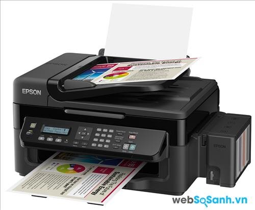 Review máy in đa năng Epson EcoTank L555 với hộp mực chi phí thấp