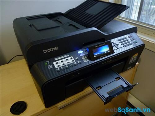 Review máy in phun đa năng scan, fax cỡ giấy lớn Brother MFC J6510DW