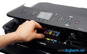 Review máy in phun đa năng Canon Pixma MG5450 - Chi phí in màu tốt