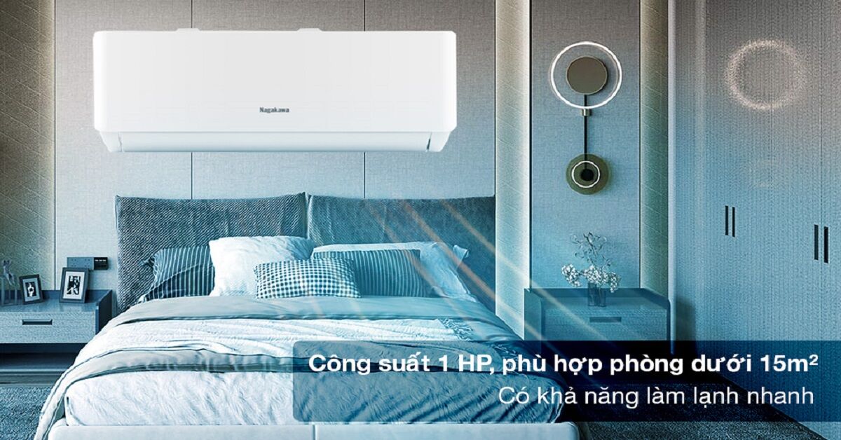 Review máy lạnh Nagakawa Inverter 1 HP NIS-C09R2T28 model 2023