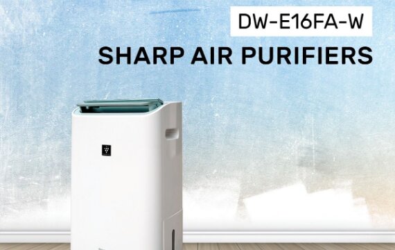 Review máy lọc không khí và hút ẩm Sharp DW-E16FA-W tốt không, giá bán