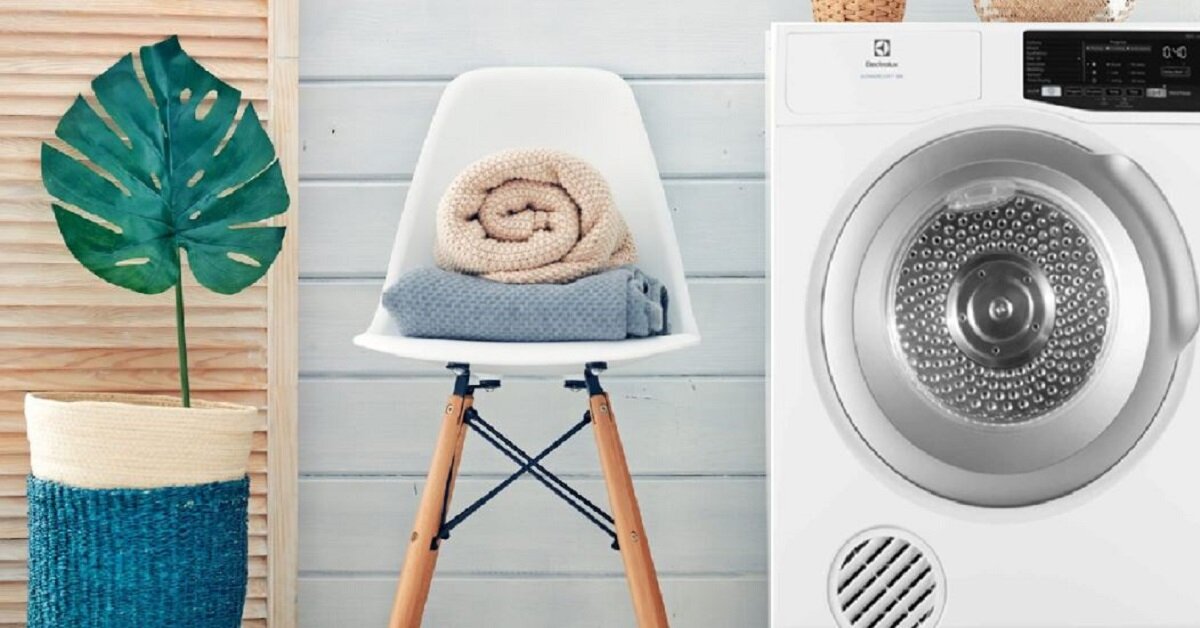 Review máy sấy quần áo Electrolux 8kg EDV805JQWA