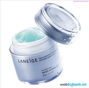 Review mỹ phẩm mặt nạ ngủ của Laneige -Water Sleeping Pack EX