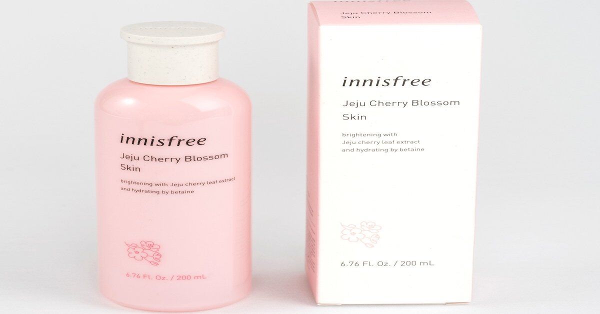 Review nhanh nước hoa hồng Innisfree Jeju Cherry Blossom Skin