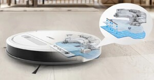 Review nhanh robot hút bụi lau nhà Ecovacs Deebot Ozmo 615