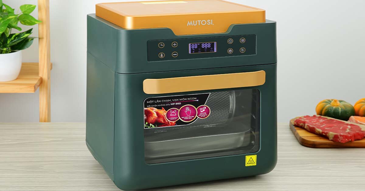 Review nồi chiên không dầu Mutosi MF-99D có gì nổi bật?
