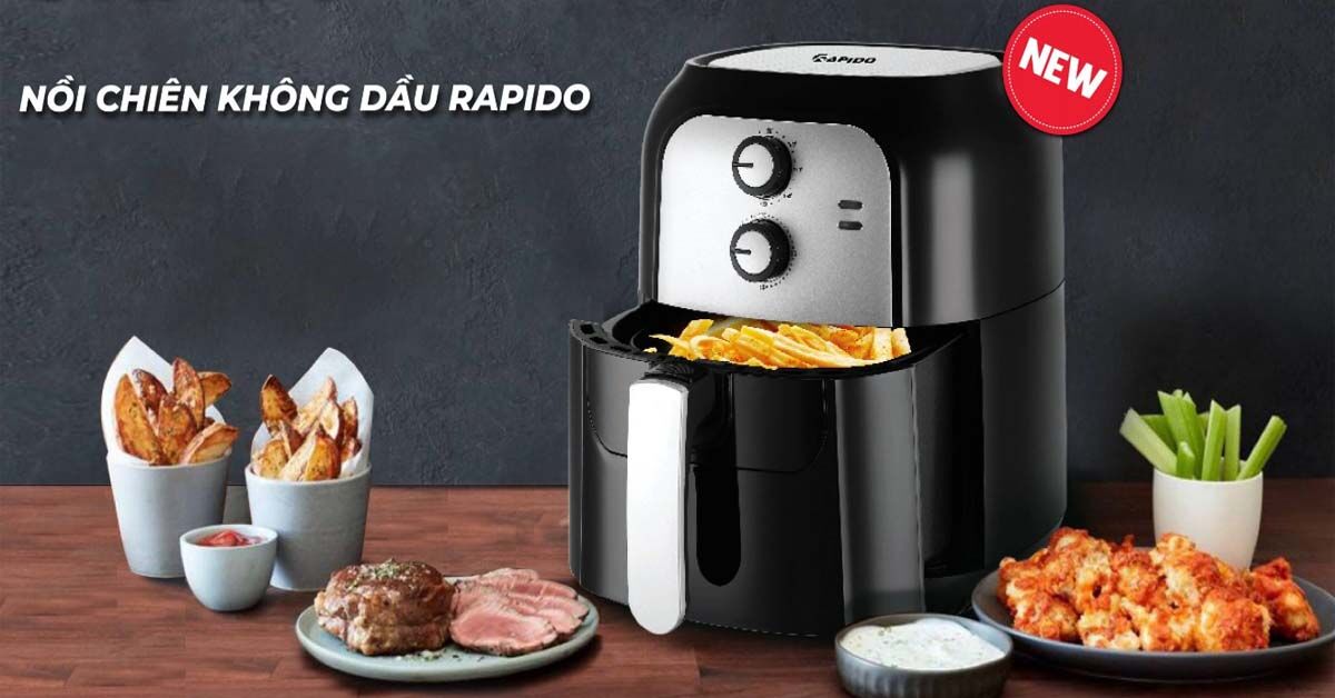 Review nồi chiên không dầu Rapido có tốt không?