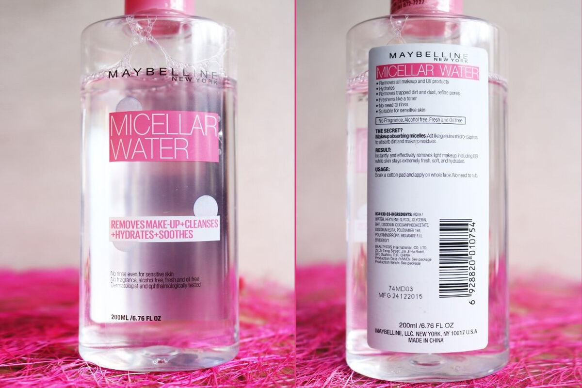 Review nước tẩy trang giá rẻ Maybelline Micellar Water
