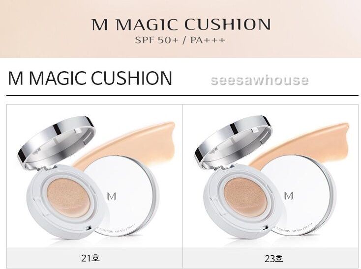 Review phấn nước có độ che phủ cao Missha M magic Cushion