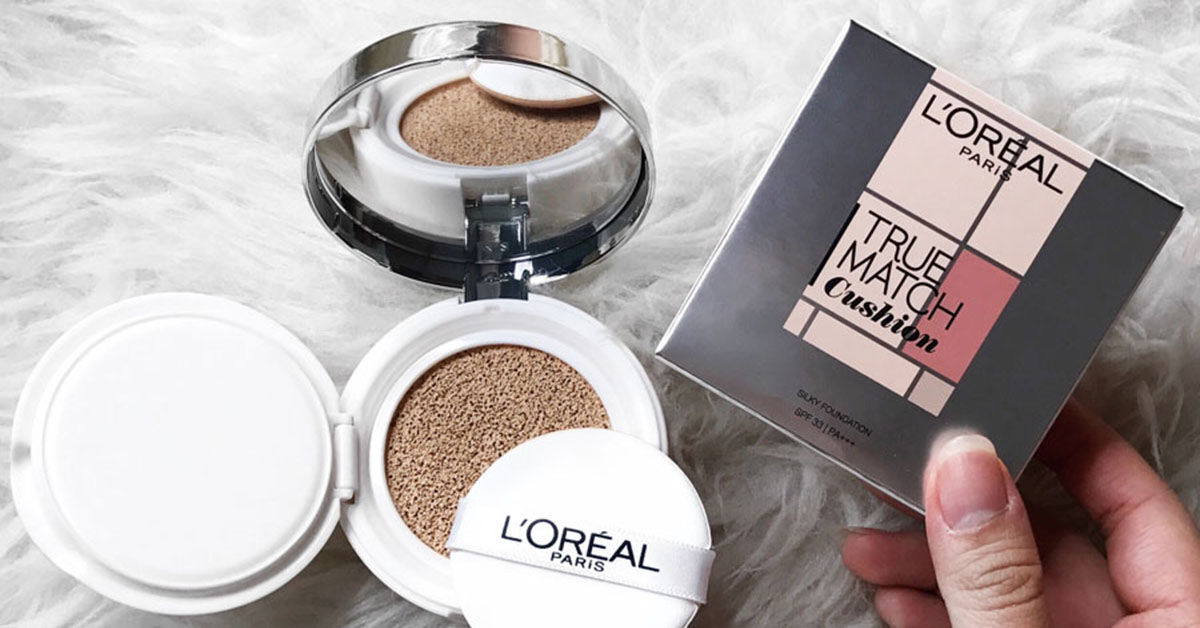 Review phấn nước Loreal dòng True Match Silky Cushion nổi tiếng